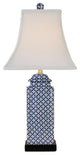 Mediterranean Cross Porcelain Table Lamp