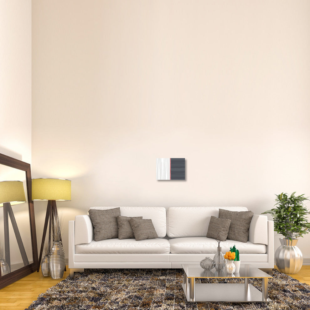 "White And Gray" Fine Art Print