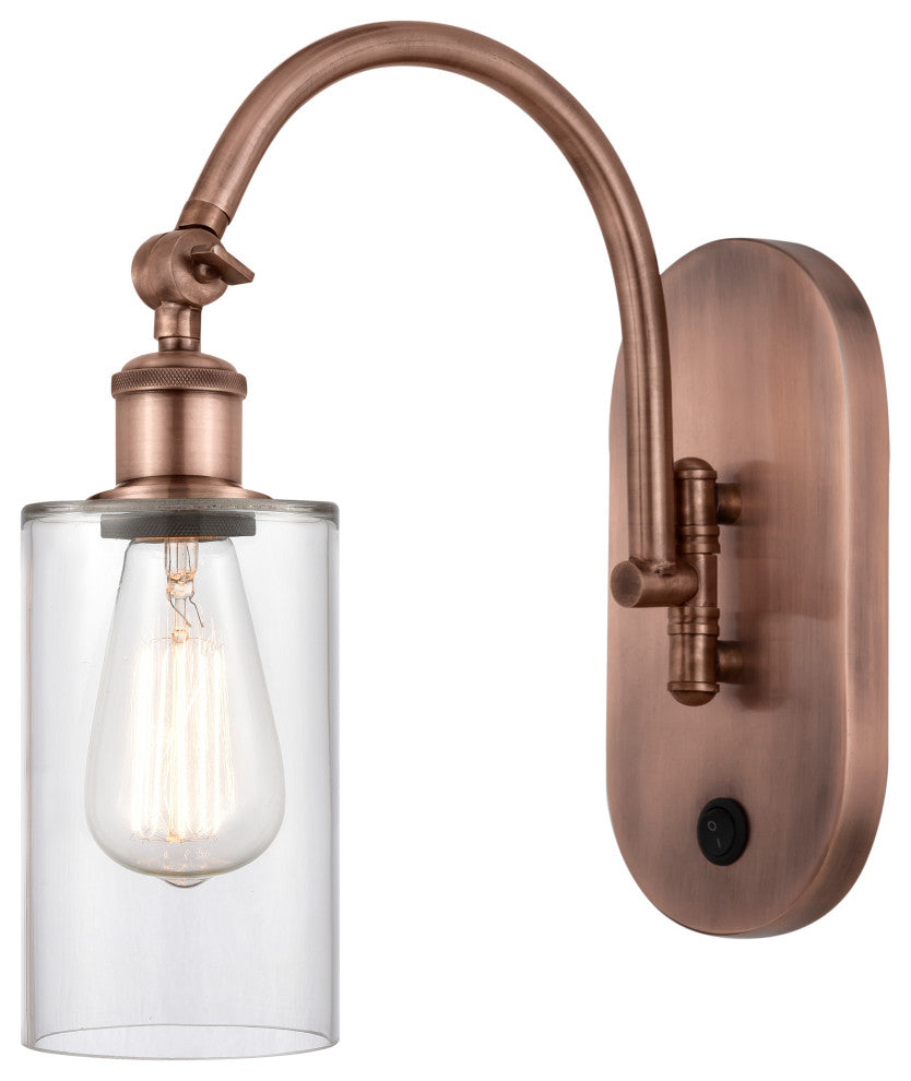 Innovations 518-1W-AC-G802-LED 1-Light Sconce, Antique Copper