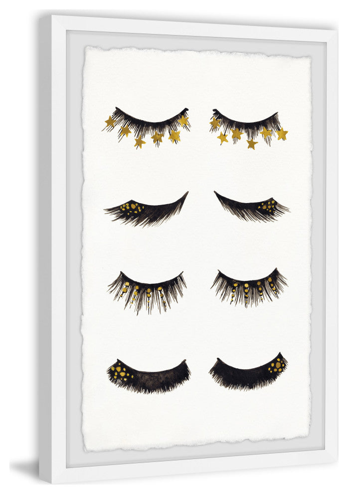 "Assorted Eyebrows" Framed Painting Print, 24x36