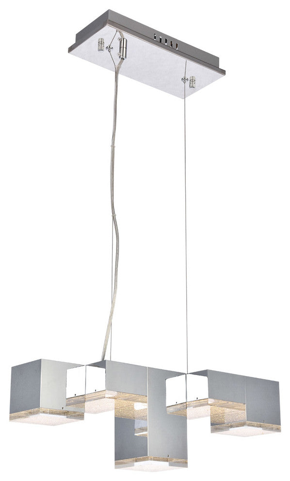 Elegant Lighting 5100D5C Sparkle 5-Light Pendant