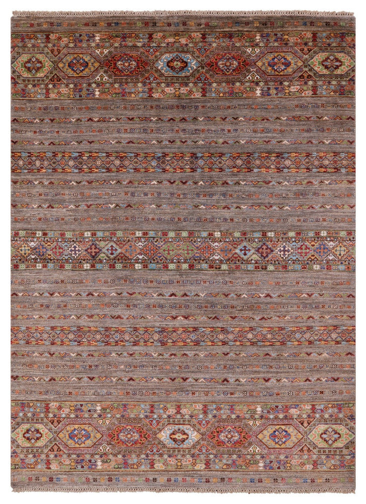 Khorjin Super Kazak Handmade Rug 5' 8" X 7' 9" Q7722