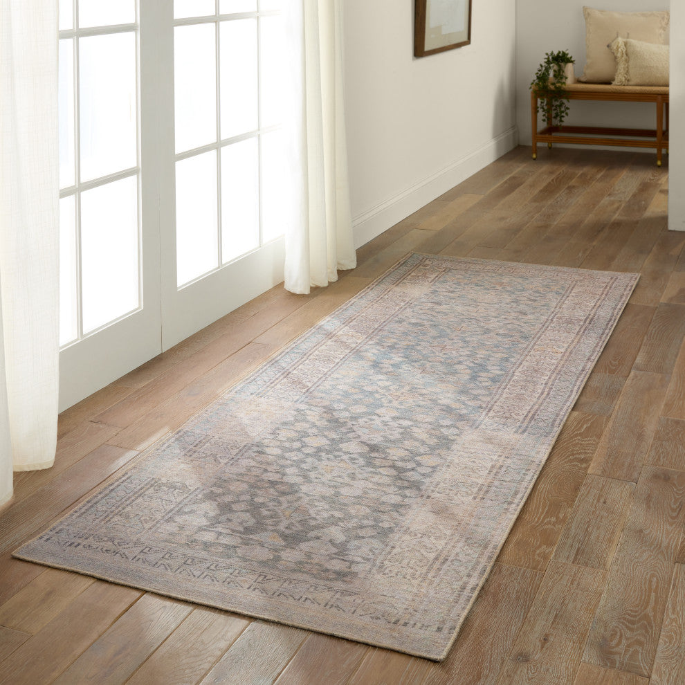 Machine Washable Jaipur Living Oakley Medallion Gray/ Tan Area Rug 4'X6'