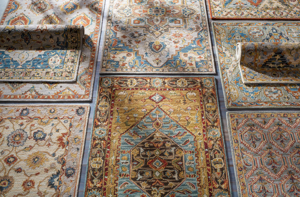 Surya Artemis AES-2311 Traditional Area Rug, 6' x 9' Rectangle