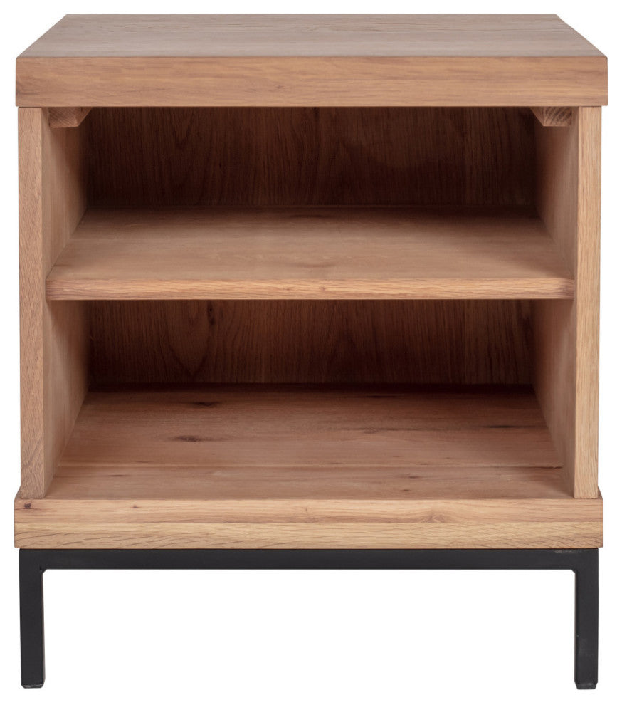Scandinavian Montego Open Nightstand - Natural