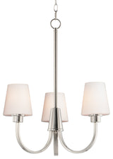 Maxim 11823SW Shelter 3 Light 20"W Chandelier - Satin Nickel