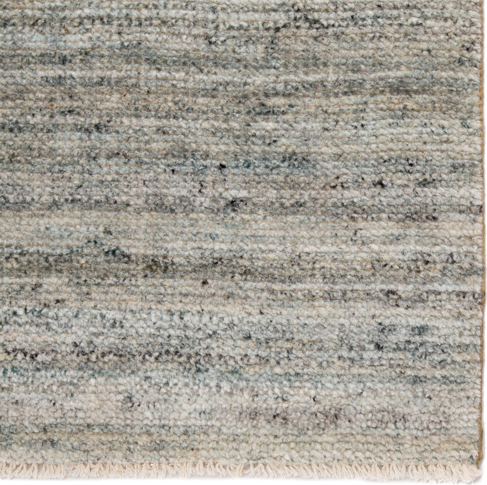 Jaipur Living Origin Knotted Solid Area Rug, Light Blue/Light Gray, 10'x14'