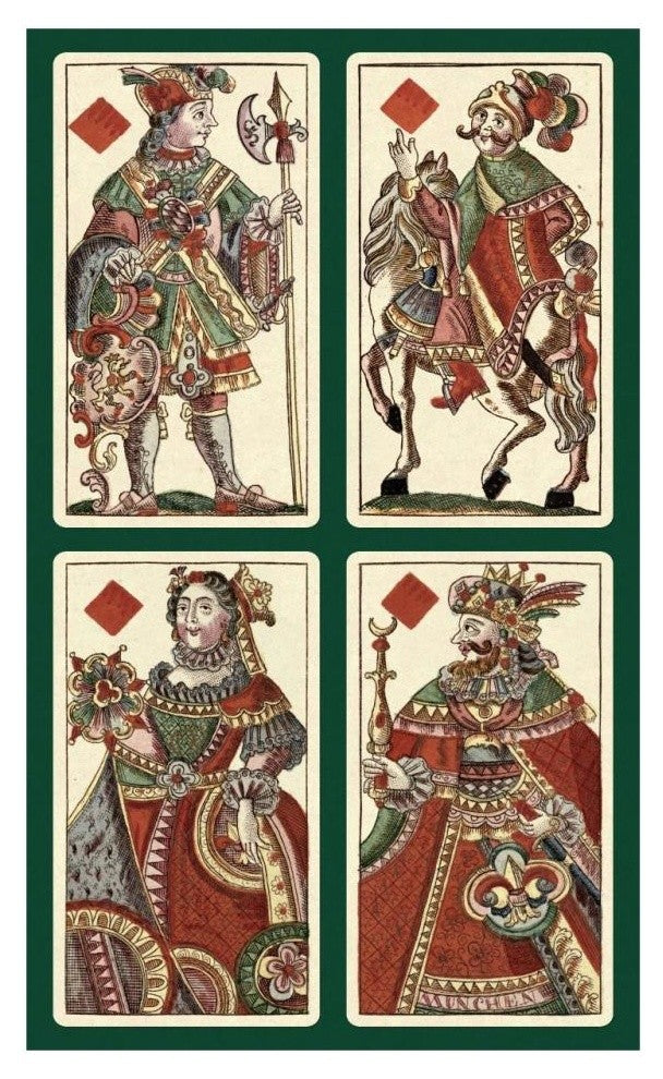 "Diamonds (Bauern Hochzeit Deck)" Print by Andreas Benedictus GÃŒÂ¦bl, 20"x32"