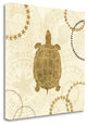 "Undersea Gold IV" By Veronique Charron, Giclee Print on Gallery Wrap Canvas