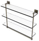 Montero 22" Triple Tiered Glass Shelf with towel bar, Antique Brass