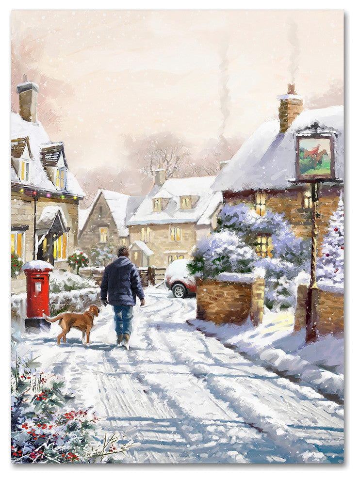 The Macneil Studio 'Village' Canvas Art, 24"x18"