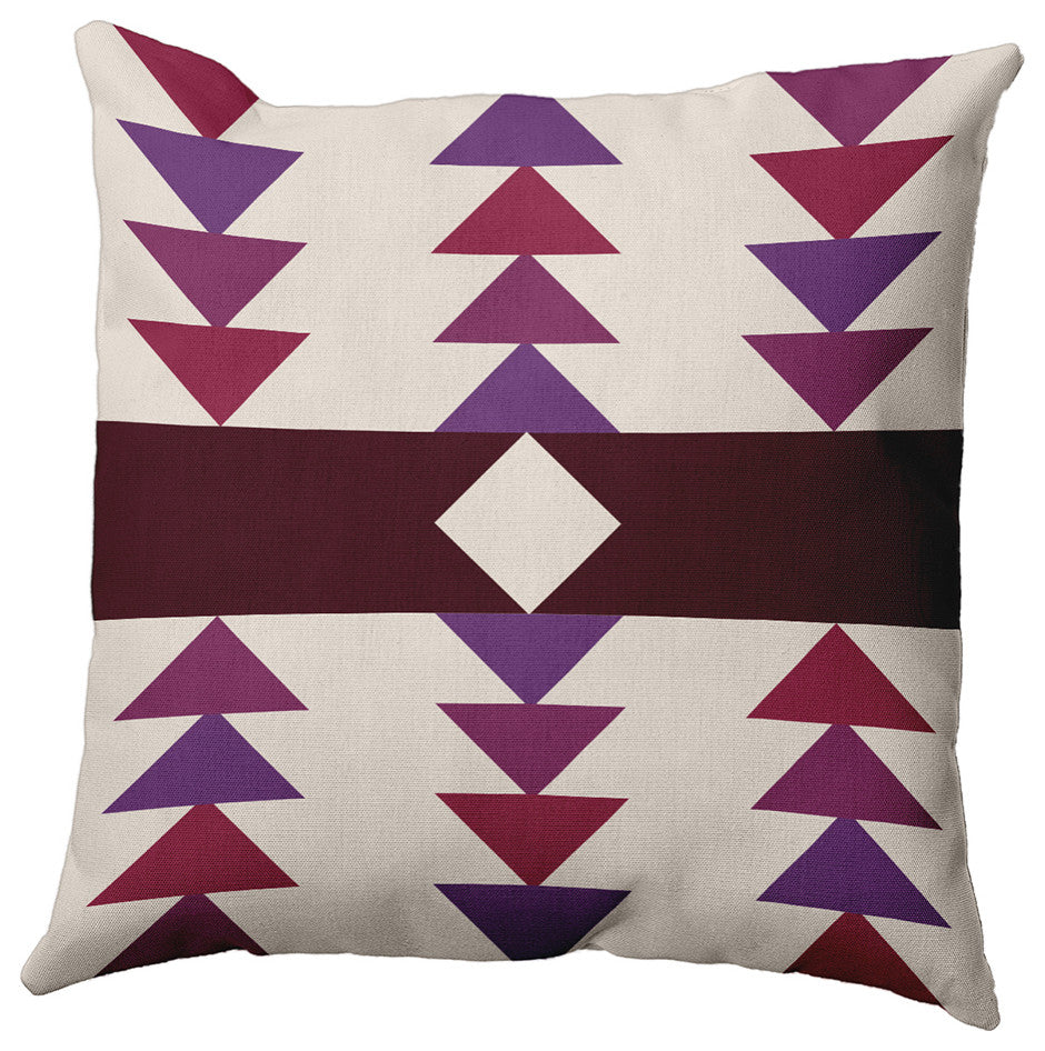 18" x 18" Sagebrush Decorative Throw Pillow, Amethyst