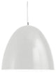 Dome Pendant Light, White, 23"x23"