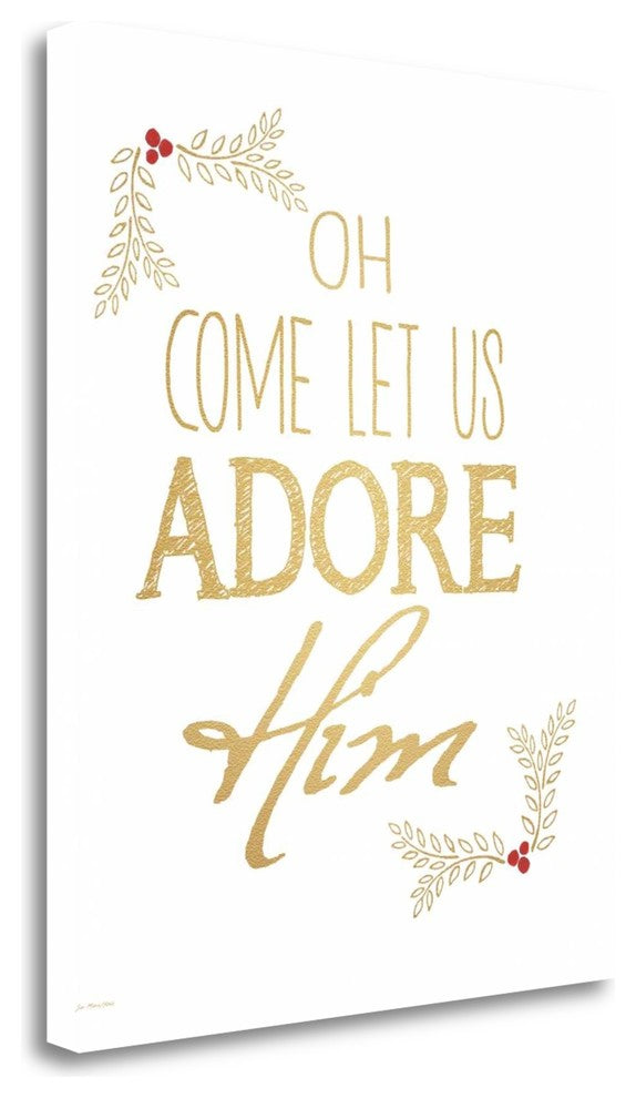"Adore Him" By Jo Moulton, Giclee Print on Gallery Wrap Canvas, Ready to Hang