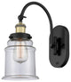 Innovations 918-1W-BAB-G182 Canton 1 Light 6.5" Sconce, Black Antique Brass