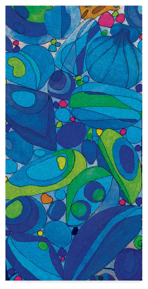 "Sea Shore Sea Glass" by Lisa Katharina, Canvas Art