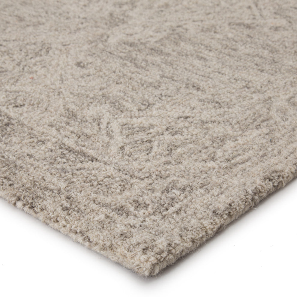 Jaipur Living Corian Handmade Trellis Gray Area Rug 12'X15'