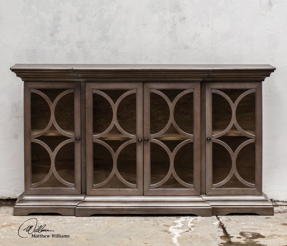 Belino Wooden 4-Door Chest