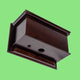 Toilet Part Dark Oak Replacement Tank Only Flat Panel Renovators Supply