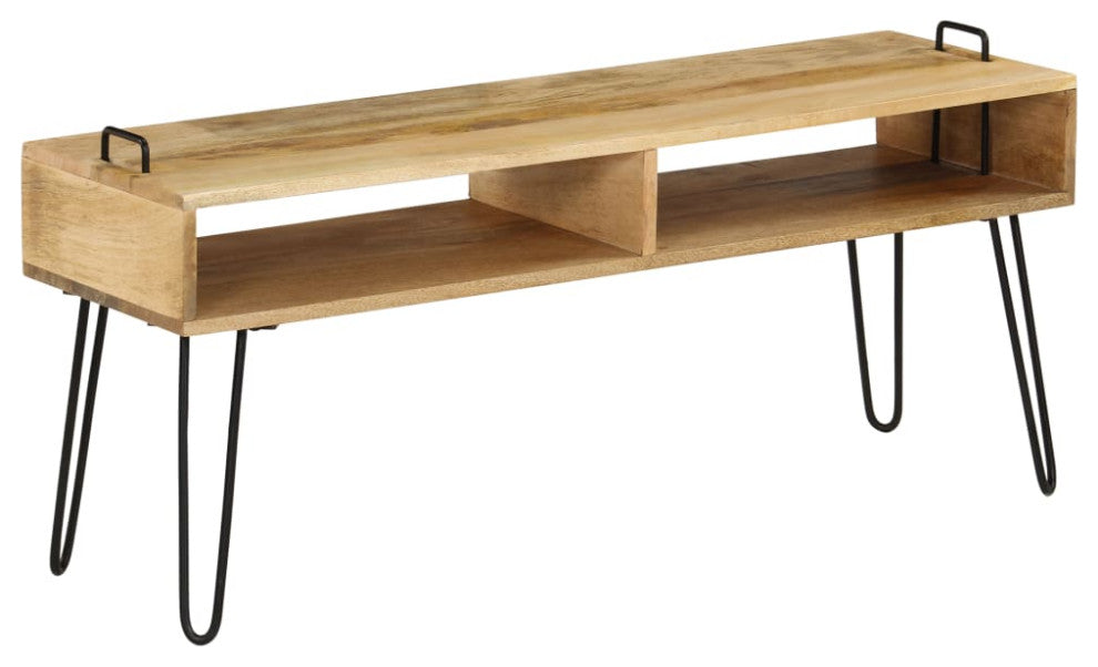 vidaXL TV Stand TV Unit Sideboard TV Console Media Cabinet Solid Mango Wood