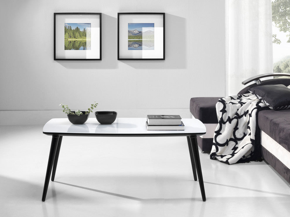 ESSAI Glass Top Coffee Table