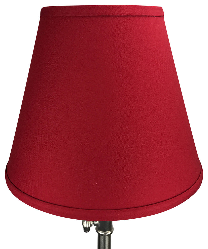 Fenchel Shades, 6"x11"x9" Spider Attachment Empire Lamp Shade, Linen