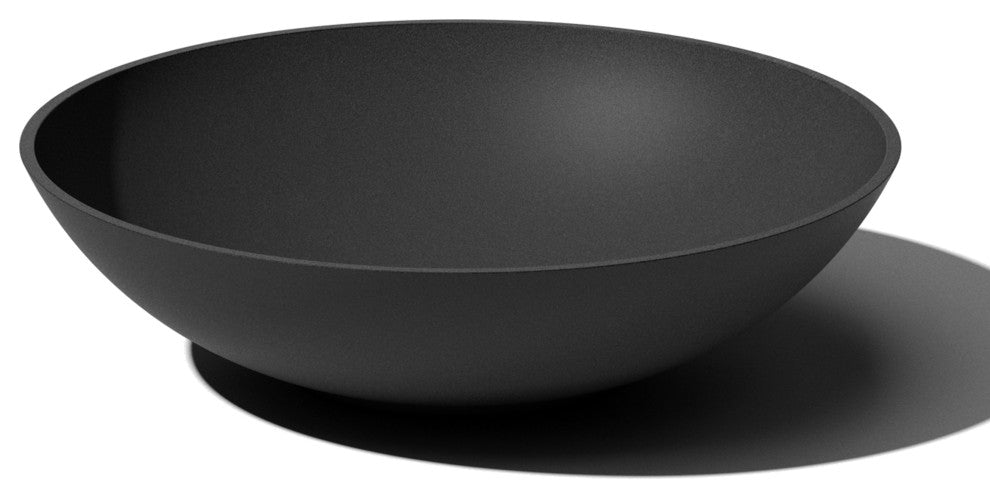 Lane Round Planter Bowl, Black, 24'', 1 Pack