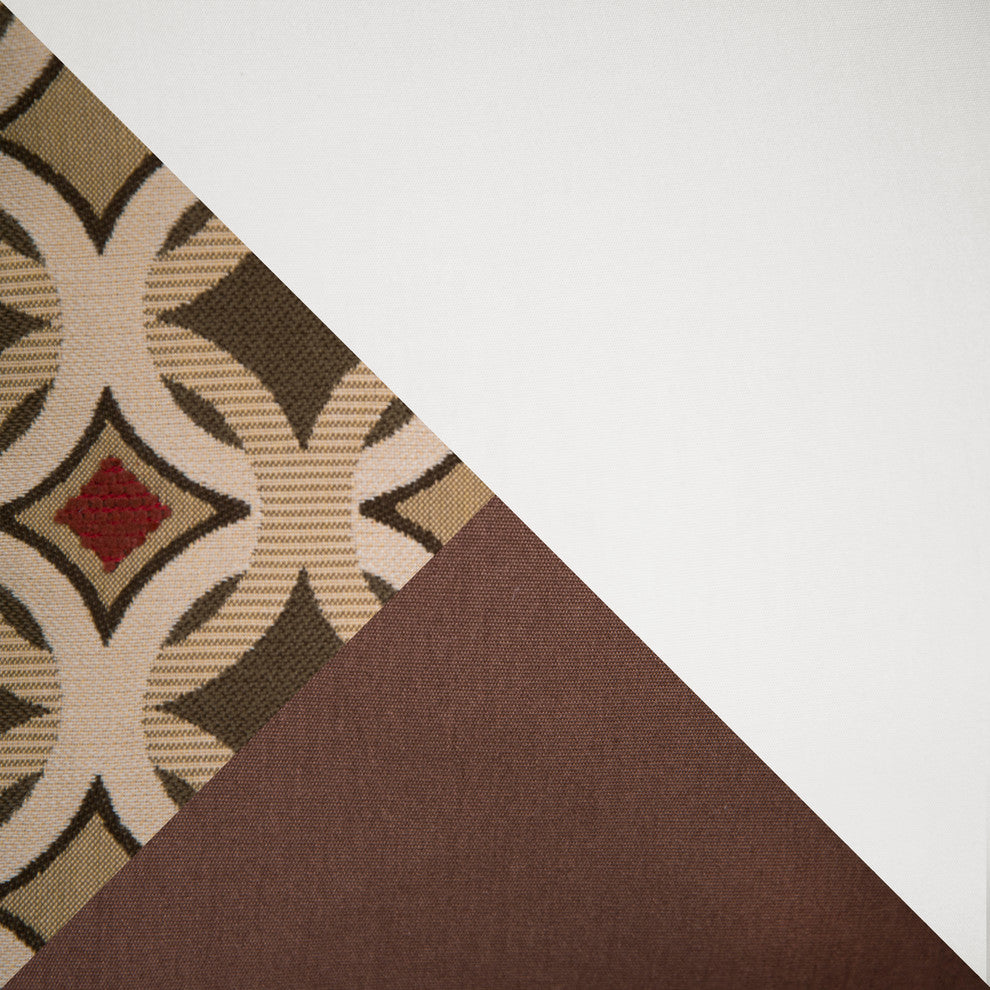 Barcelo 7 Piece Aluminum Outdoor Patio Motion Club Deep Seating Set, Cream