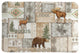 Laural Home Trail Ridge Gray Memory Foam Rug