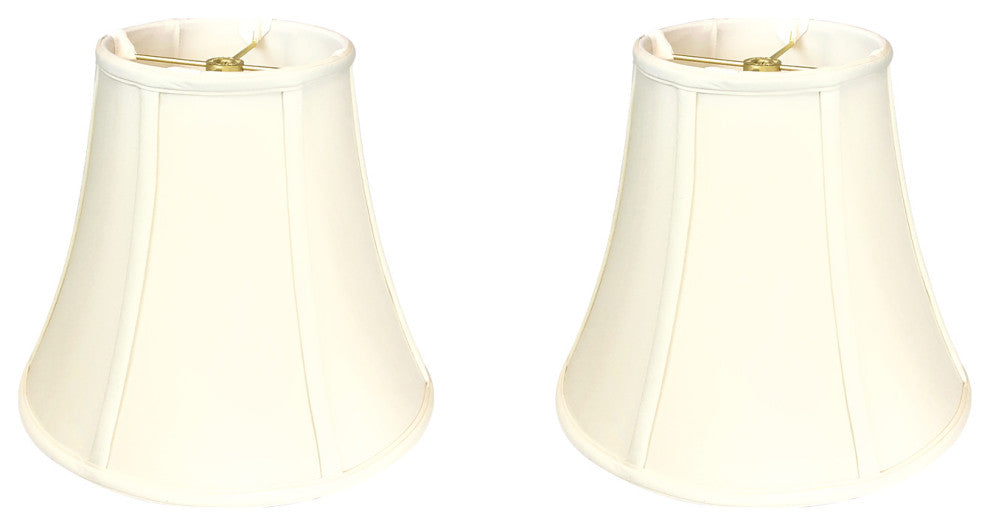 Royal Designs True Bell Basic Lamp Shade, V Notch Fitter, Eggshell, 4x8x7.25, Se