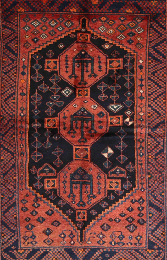 Ahgly Company Indoor Rectangle Traditional Area Rugs, 3' x 5'
