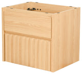 Sherwin 2-Drawer Wall Mounted Bath Vanity Cabinet Only, Sink Basin Not Included