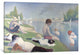 "Bathers at Asnieres 1884" by Georges Seurat, Canvas Print, 26"x18"