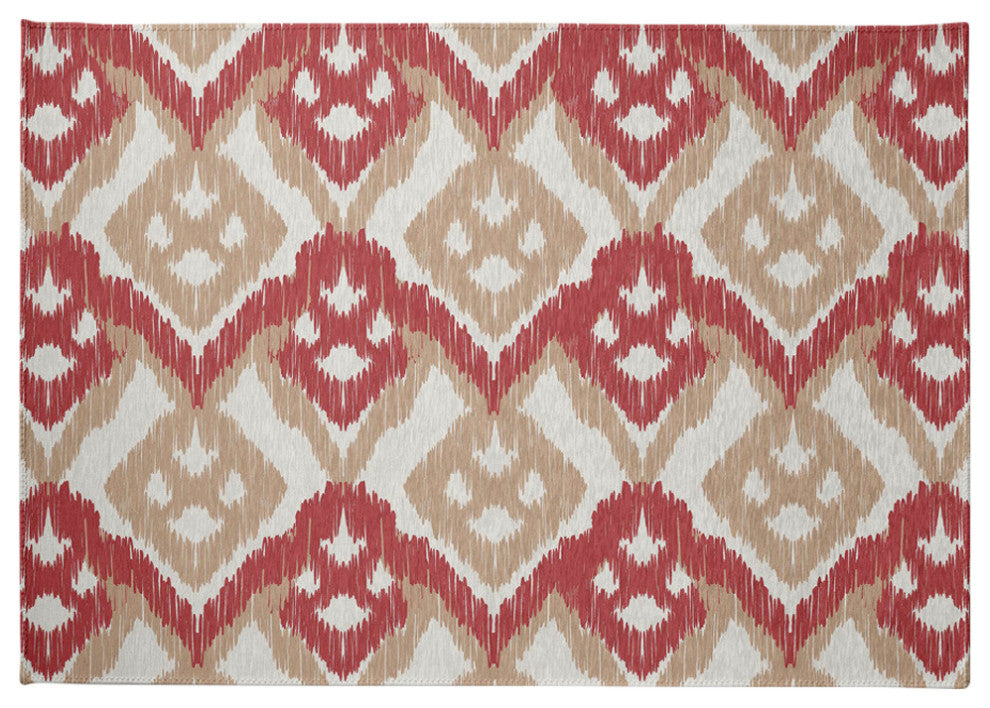 Hipster Spring Chenille Rug, Ligonberry Red, 5'x7'