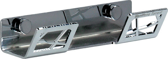 Trencadis Double Towel Robe Hook, Polished Chrome