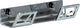 Trencadis Double Towel Robe Hook, Polished Chrome