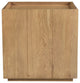 Plank Natural Solid Oak Nightstand