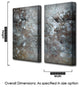 Abstract ABS XV, Canvas Wall At, 40"x20" 2-Panels