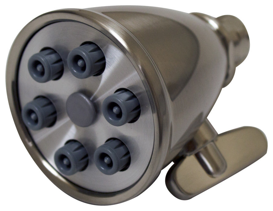 Showerhaus Small Round Showerhead, Brushed Nickel