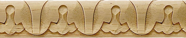 Sterling Carved Wood Molding, 1-1/4"