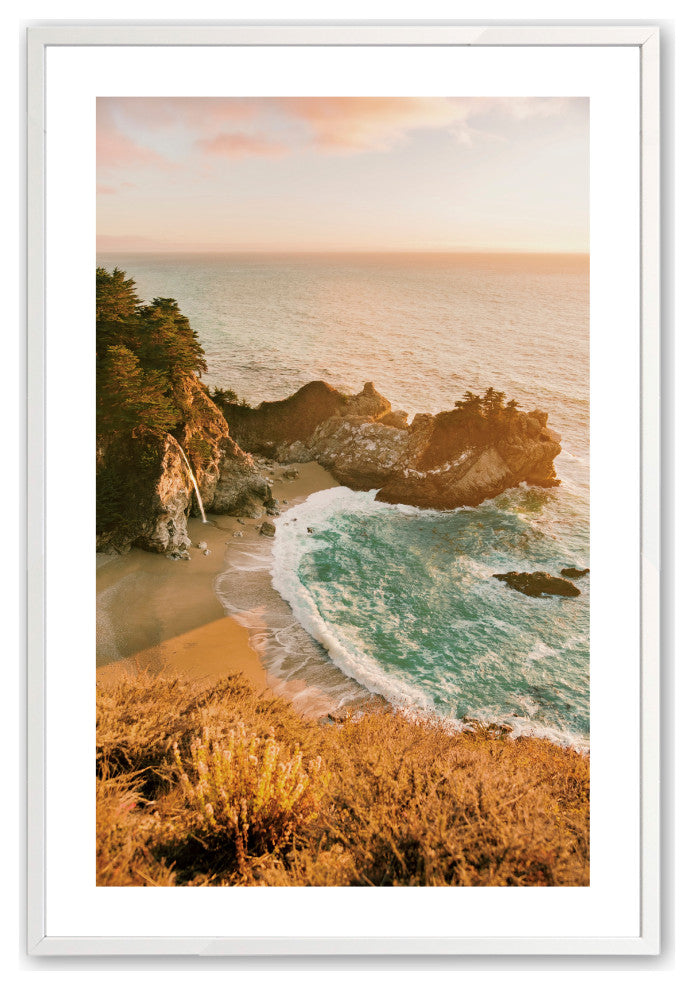Opaque White 12" x 16" Blissful Solitude Framed Print