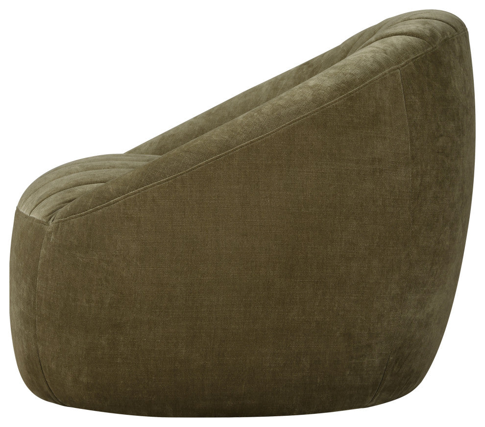 Uttermost Narrows Moss Green Swivel Chair