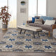 Nourison Aloha 7' x 10' Grey/Blue Contemporary Area Rug