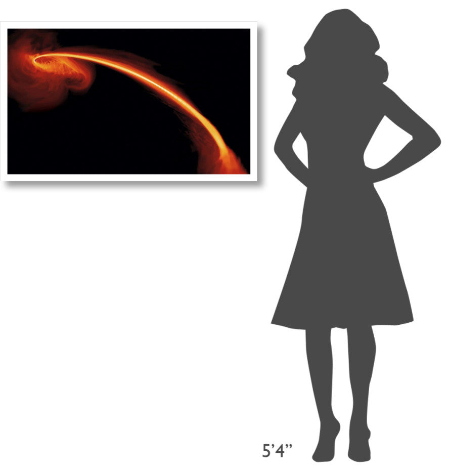 "Black Hole Caught Red-handed in a Stellar Homicide" Print by NASA, 38"x24"