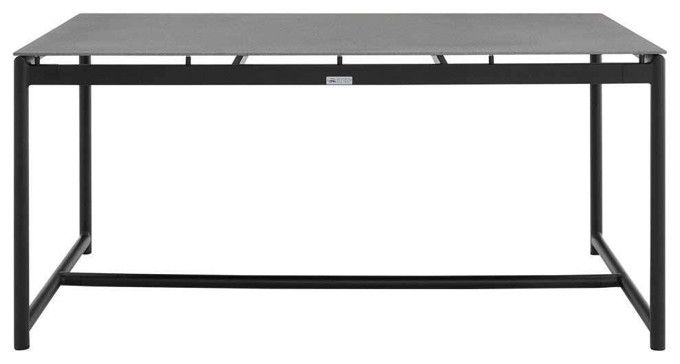 Royal Outdoor Dining Set, Black, 7-Piece