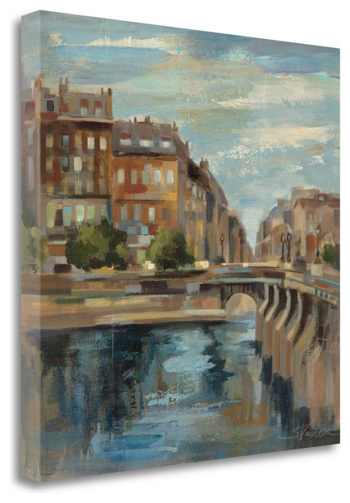 "A Moment In Paris II" By Silvia Vassileva, Giclee Print on Gallery Wrap Canvas