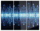 "Seamless Modern City" Photo Metal Wall Art, 3 Panels, 36"x28"