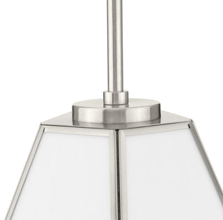 Latham Collection 1-Light Contemporary Pendant, Brushed Nickel