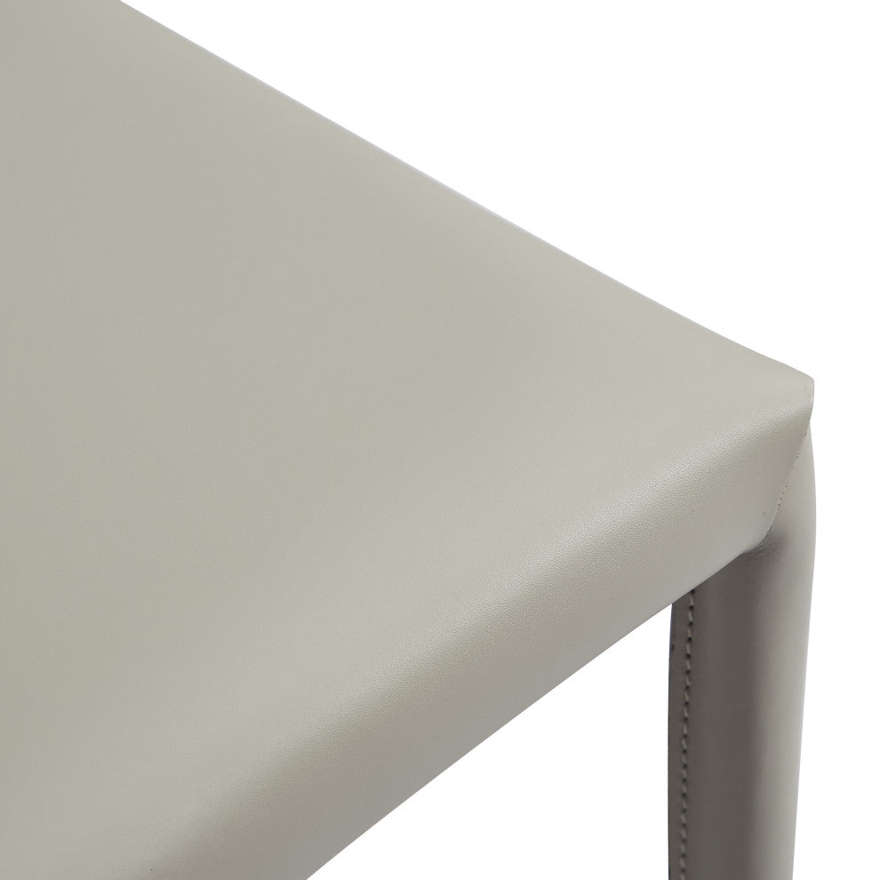 Elite Living Prima, Set of 2, Mid-Century Modern Dining Chair, Stone