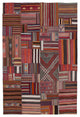 Rug N Carpet - Handmade Turkish 6' 8'' x 9' 10'' Vintage Patchwork Kilim Rug